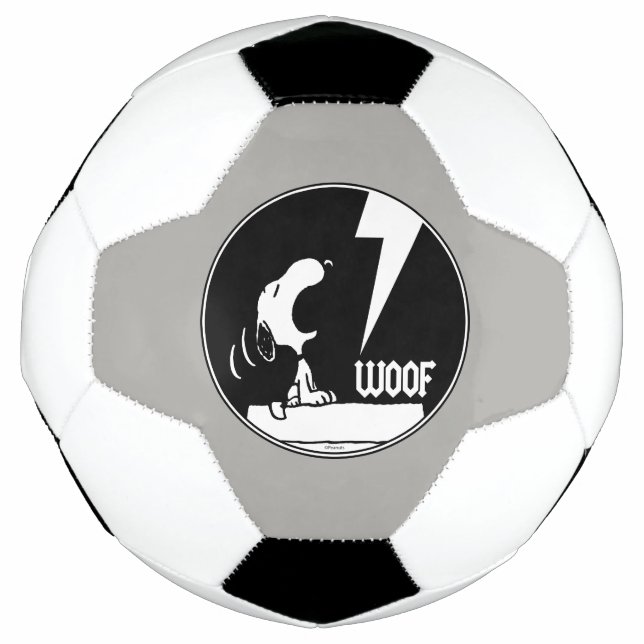 Rock Tees | Snoopy Howling Soccer Ball (Front)