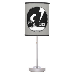 Rock Tees   Snoopy Howling Table Lamp