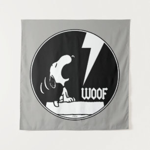 Rock Tees   Snoopy Howling Tapestry