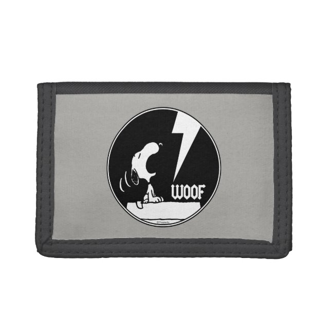 Rock Tees | Snoopy Howling Trifold Wallet (Front)
