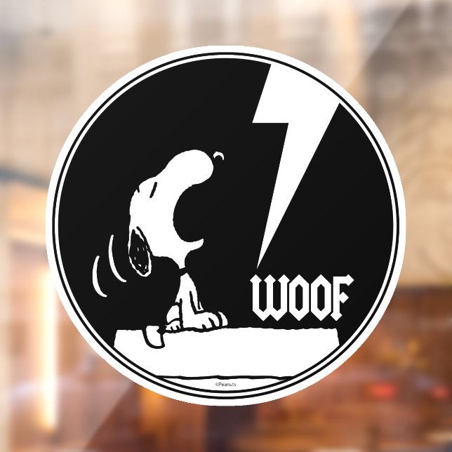 Rock Tees | Snoopy Howling Window Cling (Sheet 2)