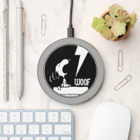 Rock Tees | Snoopy Howling Wireless Charger