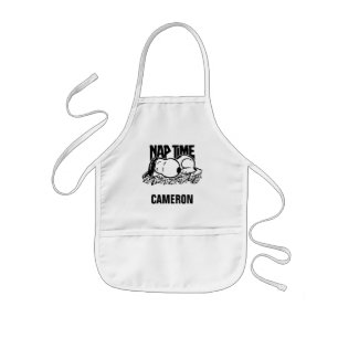 Rock Tees   Snoopy Nap Time   Add Your Name Kids' Apron