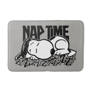 Rock Tees Snoopy Nap Time Bath Mat