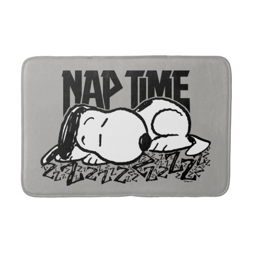 Rock Tees  Snoopy Nap Time Bath Mat