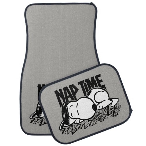Rock Tees  Snoopy Nap Time Car Floor Mat