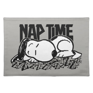 Rock Tees   Snoopy Nap Time Cloth Placemat