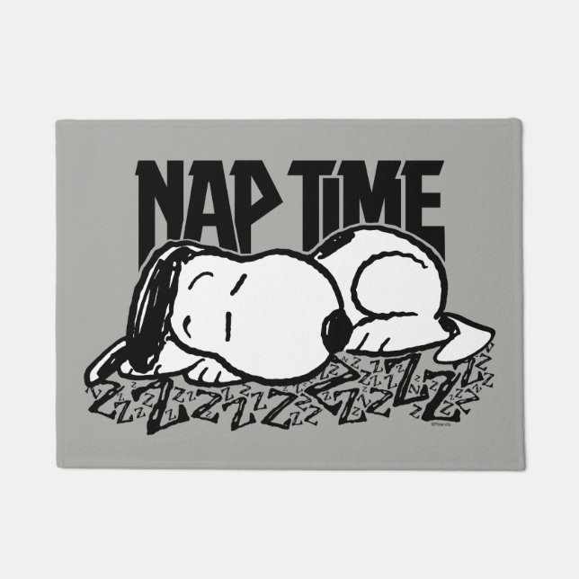 Rock Tees | Snoopy Nap Time Doormat (Front)