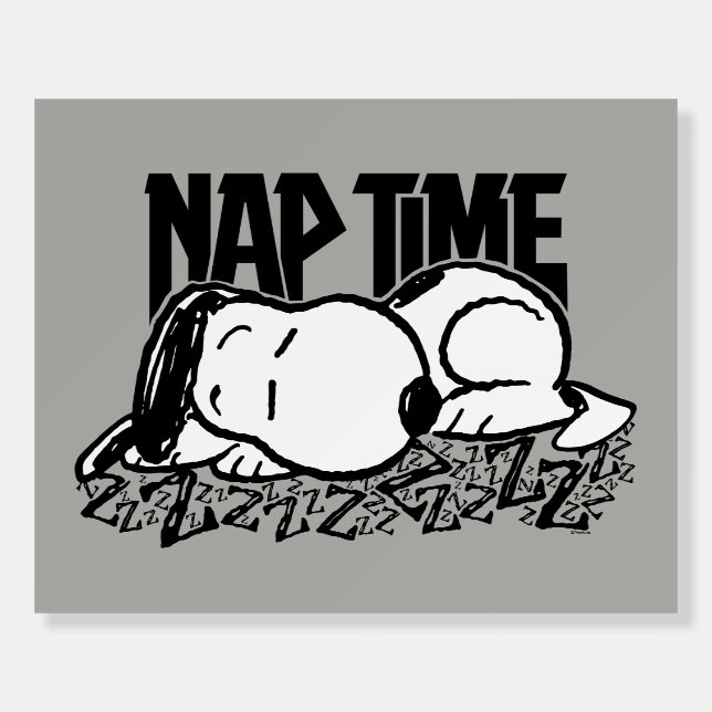 Rock Tees | Snoopy Nap Time Foam Board (Front)
