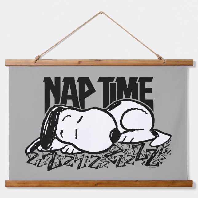 Rock Tees | Snoopy Nap Time Hanging Tapestry (Front)