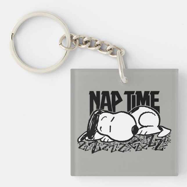 Rock Tees | Snoopy Nap Time Keychain (Front)