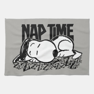 Rock Tees Snoopy Nap Time Kitchen Towel