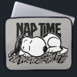 Rock Tees | Snoopy Nap Time Laptop Sleeve<br><div class="desc">This Peanuts artwork features Snoopy taking a nap created in a rock music design style.</div>