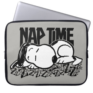 Rock Tees   Snoopy Nap Time Laptop Sleeve