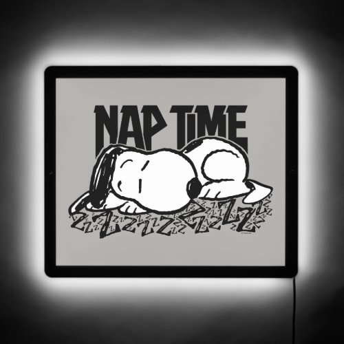 Rock Tees  Snoopy Nap Time LED Sign