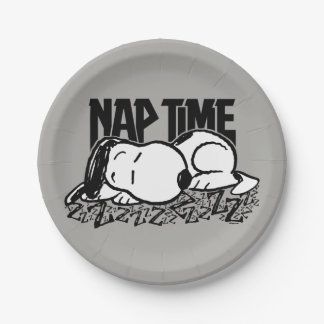 Rock Tees | Snoopy Nap Time Paper Plates