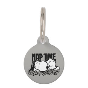 Rock Tees Snoopy Nap Time Pet ID Tag