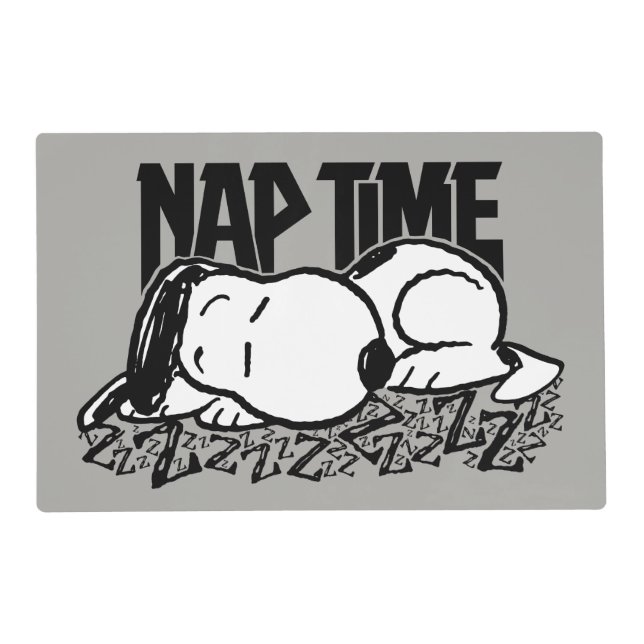 Rock Tees | Snoopy Nap Time Placemat (Front)