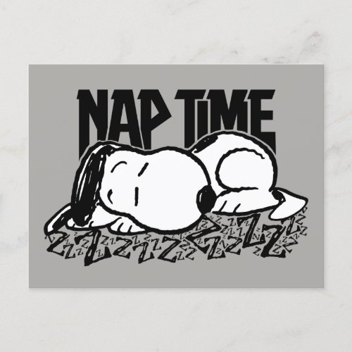 Rock Tees  Snoopy Nap Time Postcard