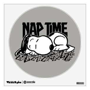 Rock Tees Snoopy Nap Time Wall Decal