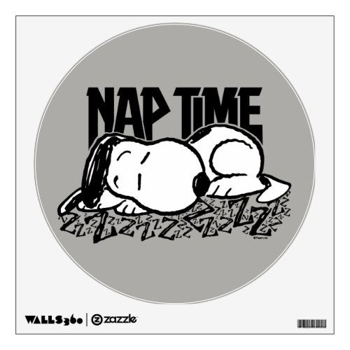 Rock Tees  Snoopy Nap Time Wall Decal