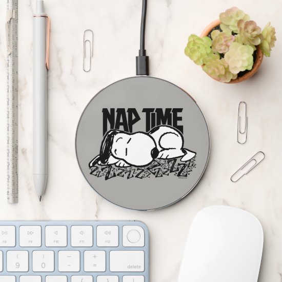 Rock Tees | Snoopy Nap Time Wireless Charger