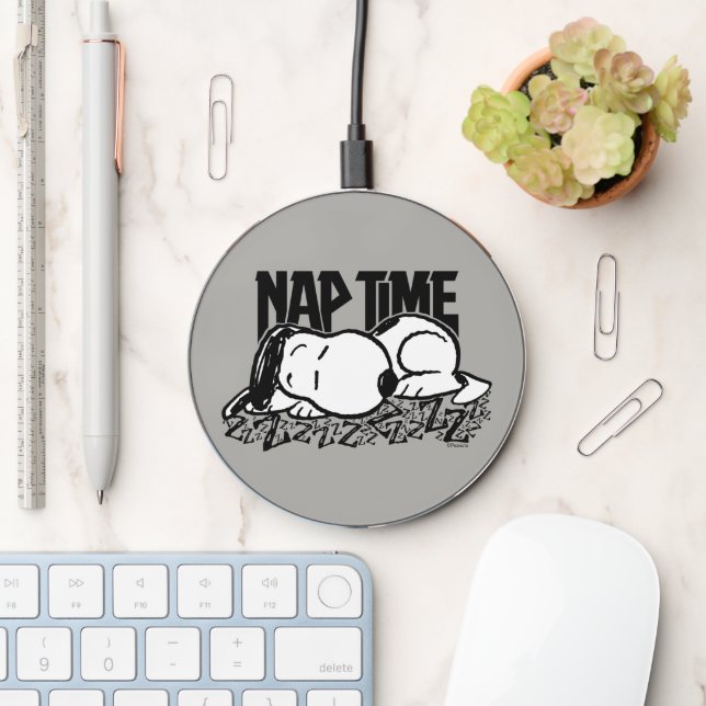 Rock Tees | Snoopy Nap Time Wireless Charger (Desk)