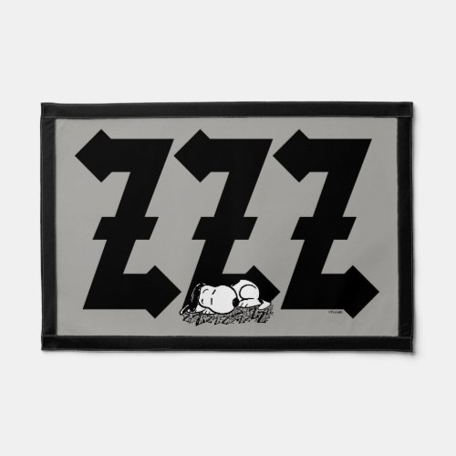 Rock Tees  Snoopy Nap Time ZZZ Pennant