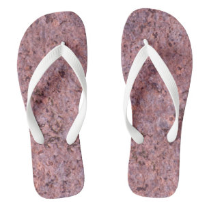 Rock Texture Pink Geology Photo Flip Flops