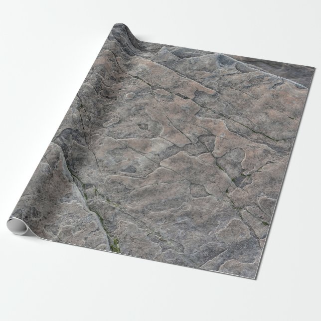 Rock texture stone surface wrapping paper (Unrolled)