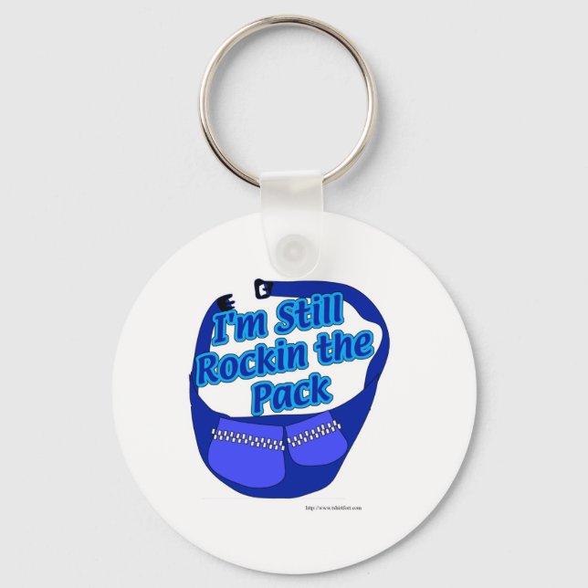 Rock that Pack! Keychain (Front)