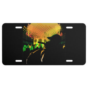 Rock The Crowd License Plate