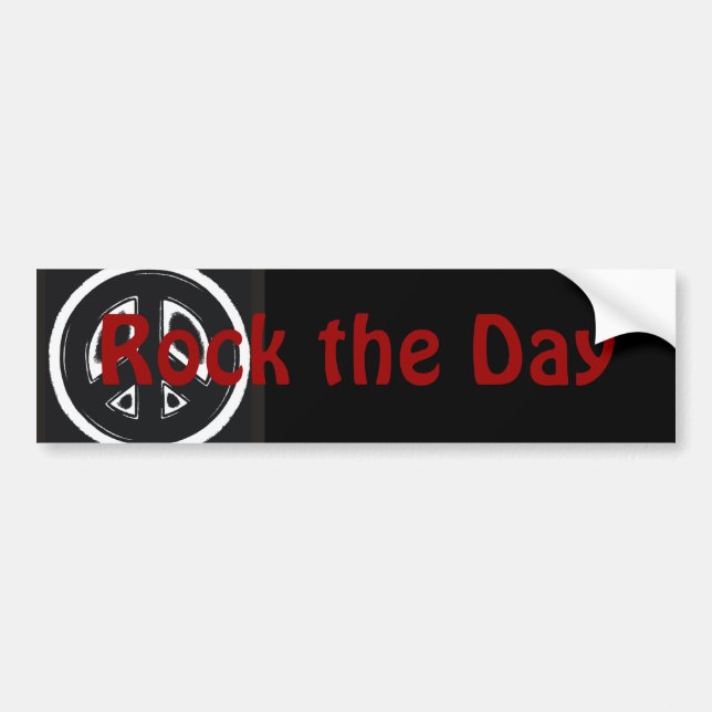 Rock the Day 2008 Bumper Sticker (Front)