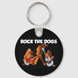 Rock The Dogs Keychain
