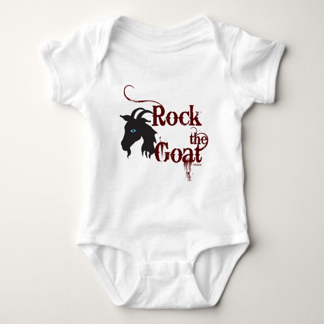 Rock the Goat Baby Bodysuit (Front)