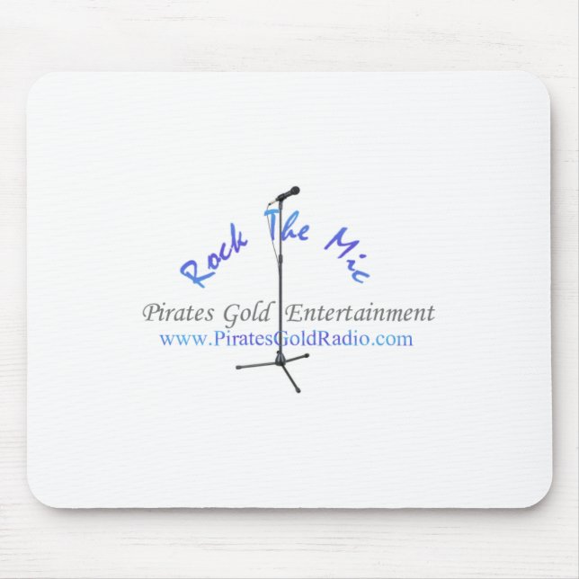Rock The Mic Mousepad (Front)