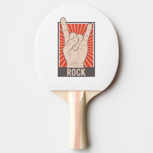 Rock The Party Ping Pong Paddle