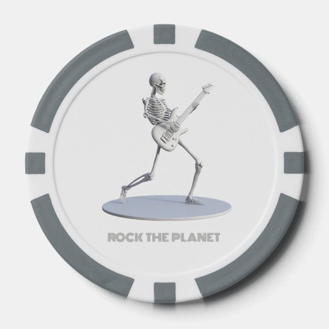 Rock The Planet Poker Chips (Front)