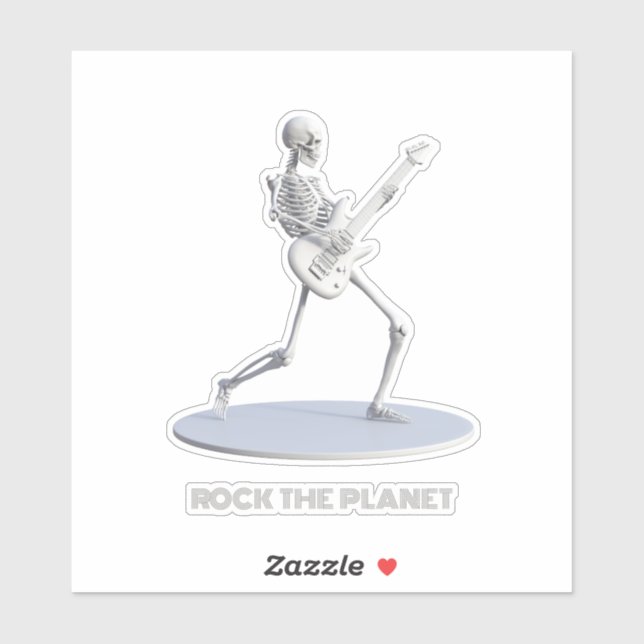 Rock The Planet Sticker (Sheet)