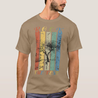 Rock The Test Test Day Teacher Testing Day Rainbow T-Shirt