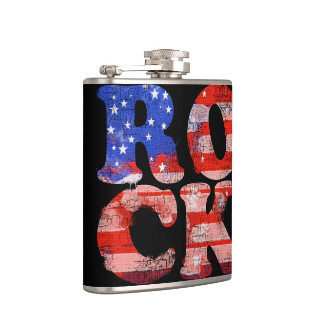 Rock the USA Hip Flask (Right)