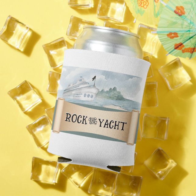 Rock the Yacht Can Cooler Party Favor (In Situ Summer)