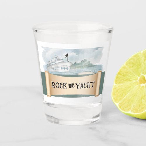 Rock the Yacht Shot Glass Party Favor