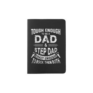 Rock them both dad and step dad passport holder