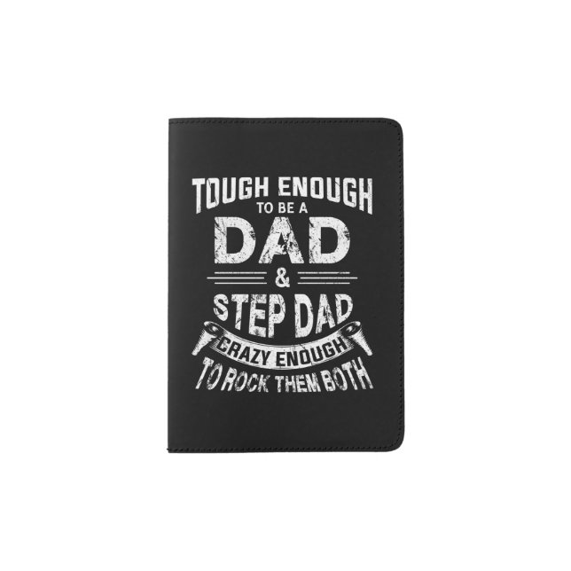 Rock them both dad and step dad passport holder (Front)