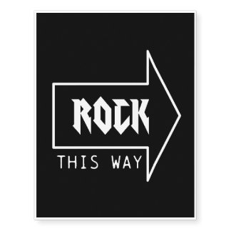 ROCK THIS WAY TEMPORARY TATTOOS