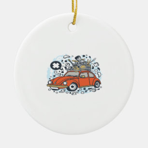 Rock Tour Ceramic Ornament