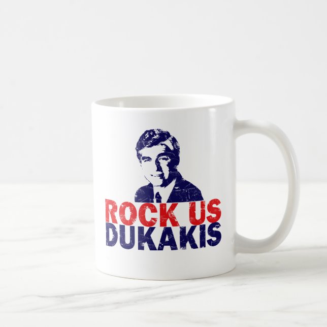 Rock Us Dukakis Coffee Mug (Right)