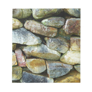 Rock wall notepad