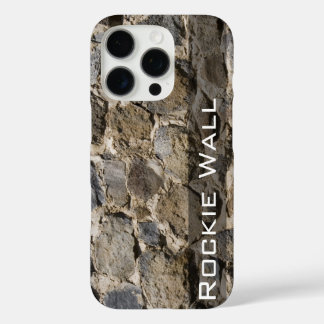 Rock Wall Photograph Background iPhone 16 Pro Case